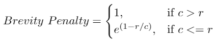 Brevity Penalty(Image by Author)
